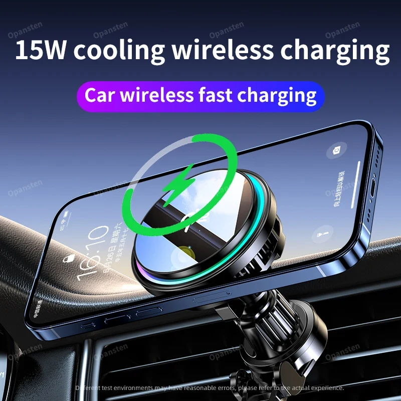 QI2 الجليد التبريد الزجاج المق - مراجعة Wireless Car Charger Mount Fast Charging وسعره