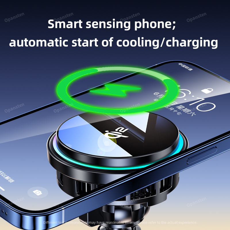 QI2 الجليد التبريد الزجاج المق - مراجعة Wireless Car Charger Mount Fast Charging وسعره