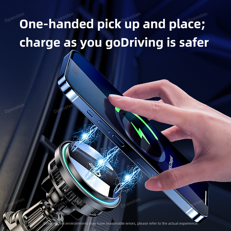 QI2 الجليد التبريد الزجاج المق - مراجعة Wireless Car Charger Mount Fast Charging وسعره