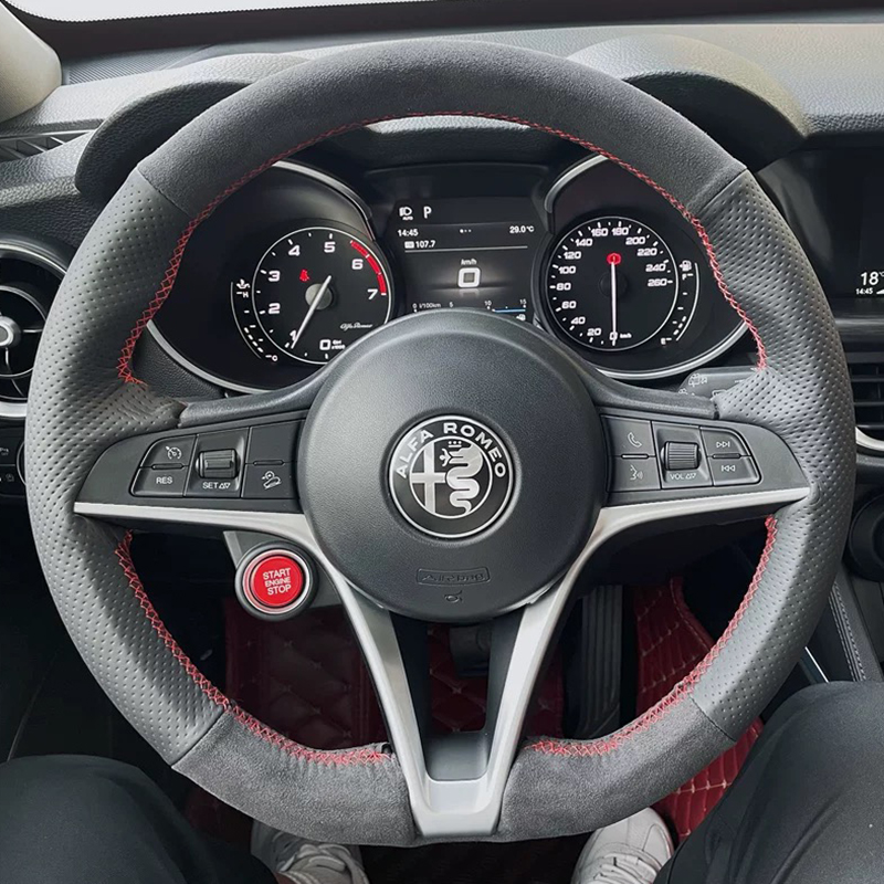 غطاء عجلة قيادة السيارة من الج - مراجعة Car Steering Wheel Cover Anti Slip Breathable وسعره
