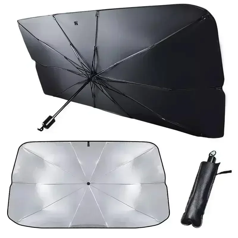 مظلة سيارة قابلة للطي، واقي شم - مراجعة Car Sunshade Windshield Umbrella Foldable وسعره