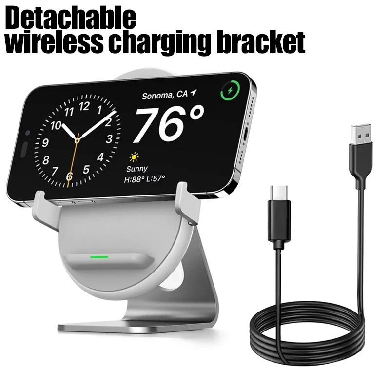 حامل شحن لاسلكي للسيارة بقوة 1 - مراجعة Wireless Car Charger Mount Fast Charging وسعره