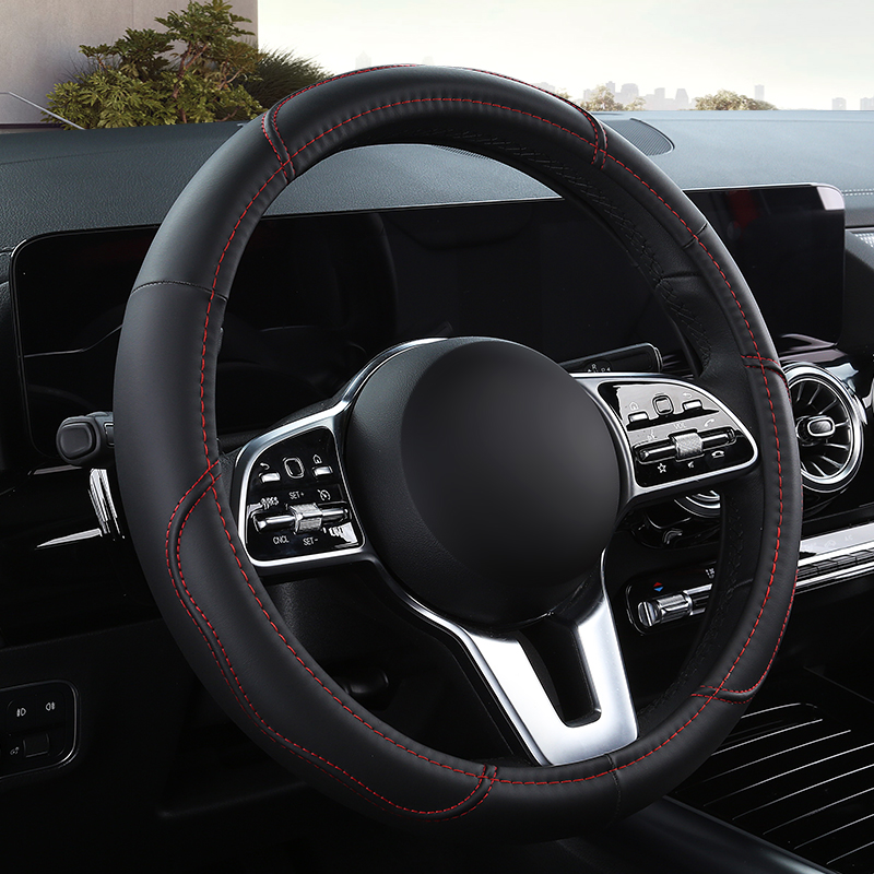 غطاء عجلة قيادة السيارة من الج - مراجعة Car Steering Wheel Cover Anti Slip Breathable وسعره