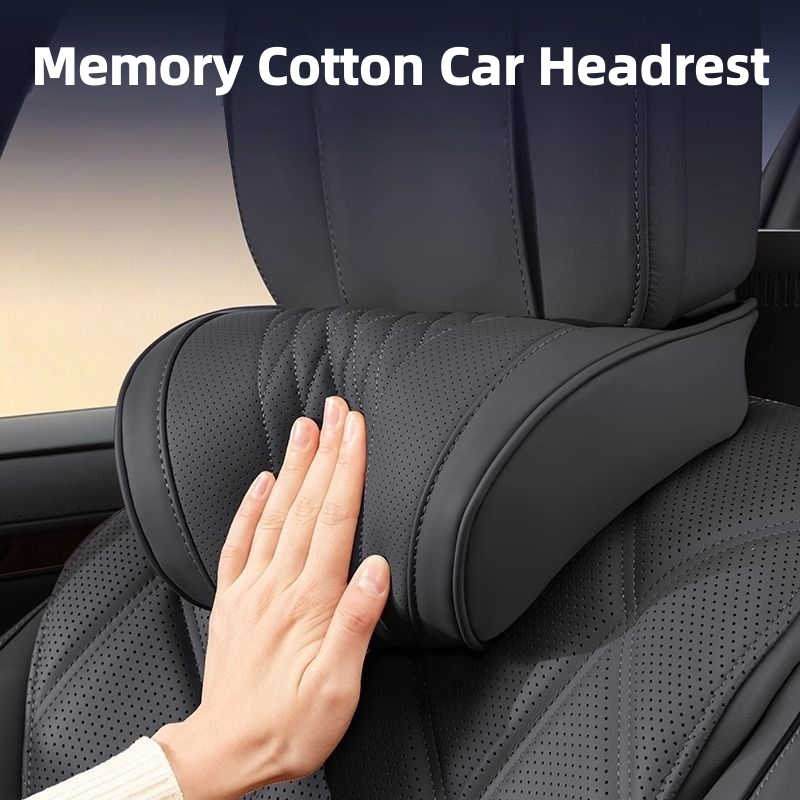 وسادة مسند رأس السيارة الفاخرة - مراجعة Memory Foam Car Neck Pillow Lumbar Support وسعره