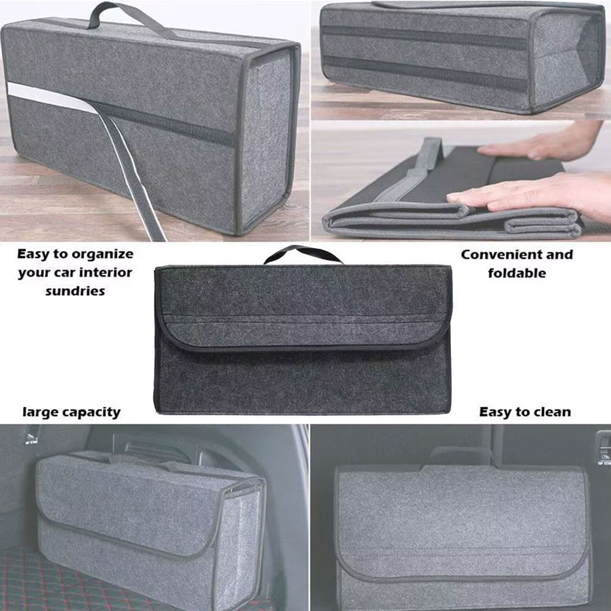 منظم صندوق السيارة تستيفها أكي - مراجعة Car Trunk Organizer Foldable Storage Box وسعره
