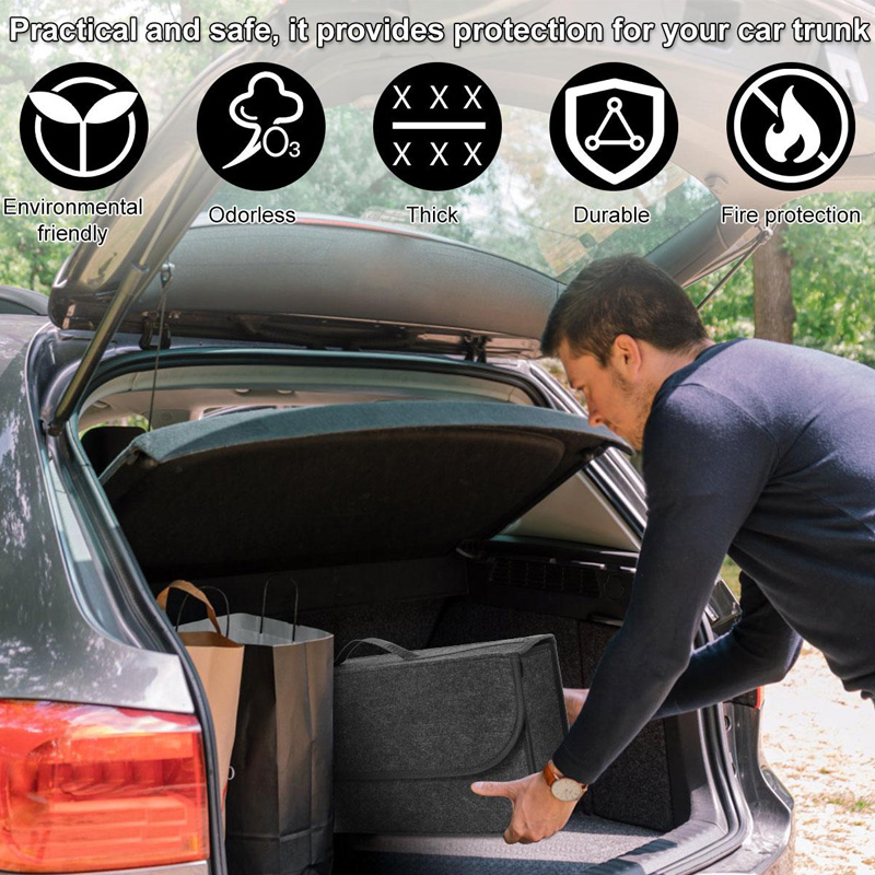 منظم صندوق السيارة تستيفها أكي - مراجعة Car Trunk Organizer Foldable Storage Box وسعره